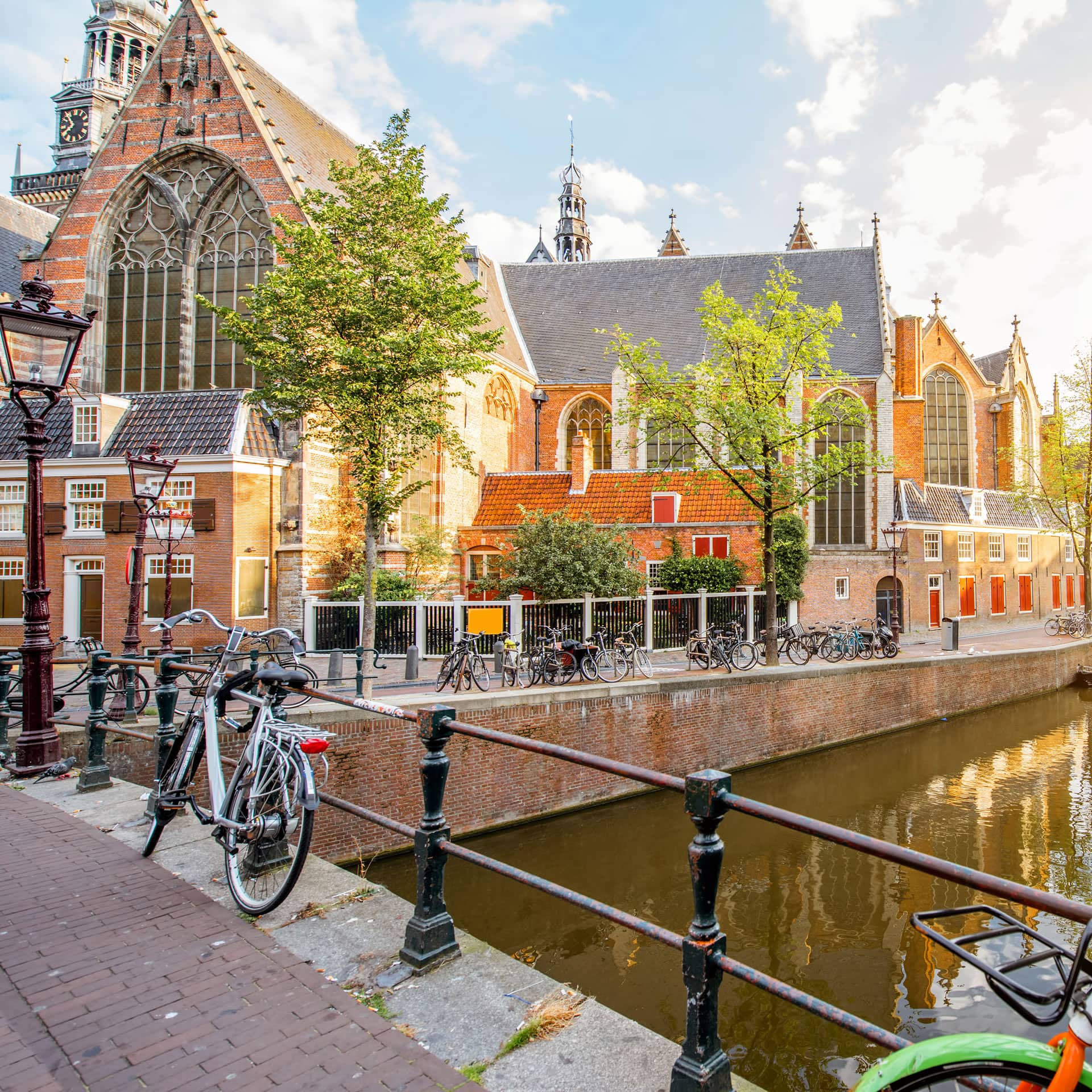 Amsterdam at sunset